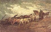 Pferdezug Honore Daumier